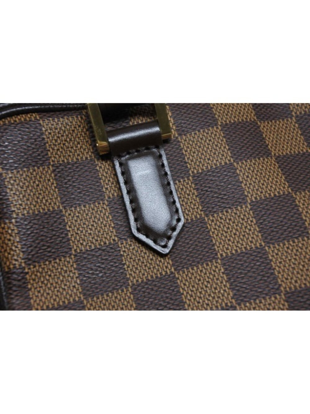Louis Vuitton Handbag Brera Damier Ebene Gold Brown - Picture 7 of 9
